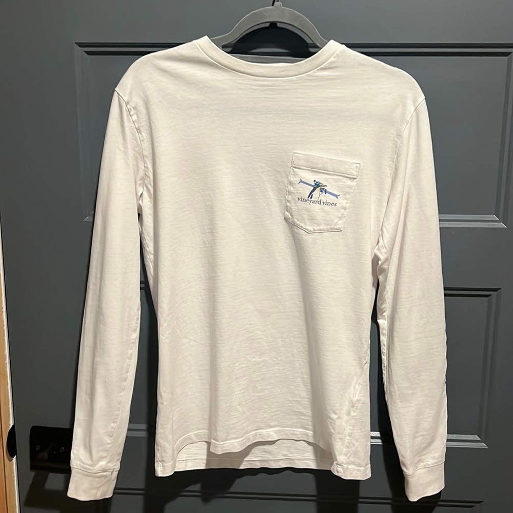 Vineyard Vines White Long Sleeve Tee Size XS